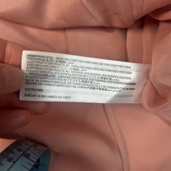 C/MEO Collective X Revolve Vivid Slip Dress Rosewood Pink Satin Midi Medium - Picture 11 of 11